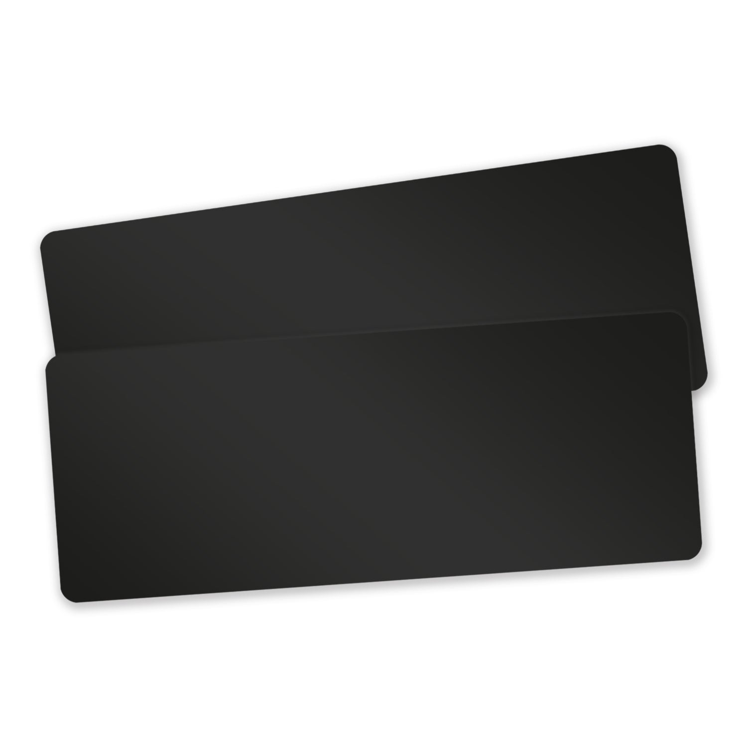 Cards .76mm PVC Food Safe Black 140x54mm (500 Pack)