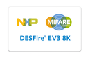 Cards .76mm PVC DESFire 8K EV3 NXP - (100 Pack)