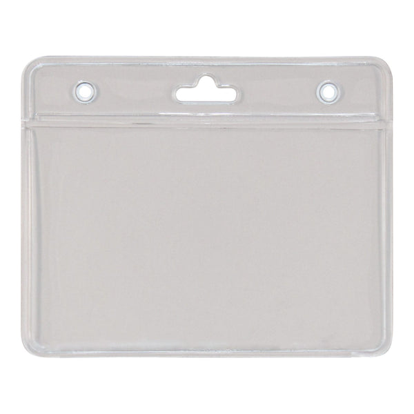 Card Holder Landscape Soft Clear Waterproof - (100 Pack)