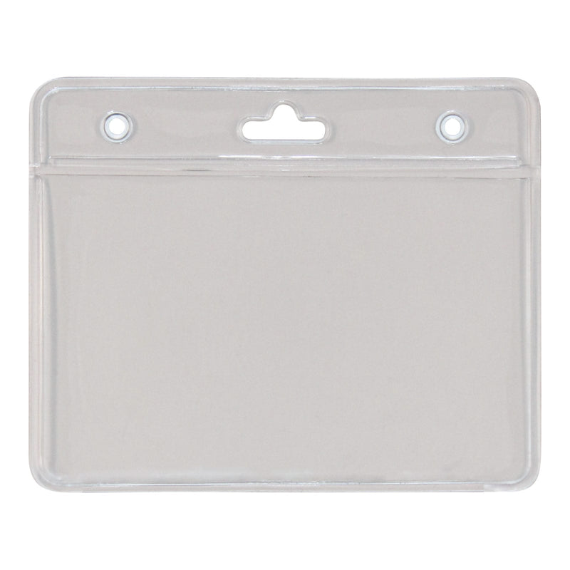 Card Holder Landscape Soft Clear Waterproof - (100 Pack)