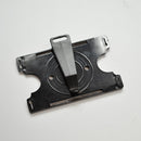 Card Holder Switchable Rigid Black Dual Side Clip - (100 Pack)