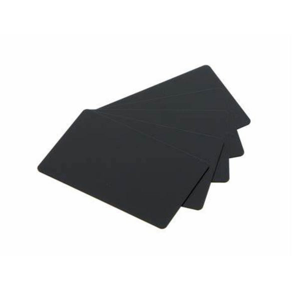 Cards .76mm PVC Food Safe Black CR80 - (500 Pack)