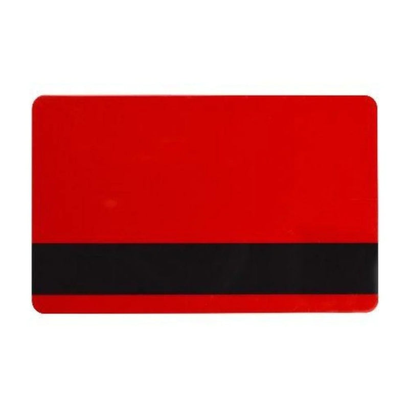 Cards .76mm PVC HiCo Red CR80 - (500 Pack)