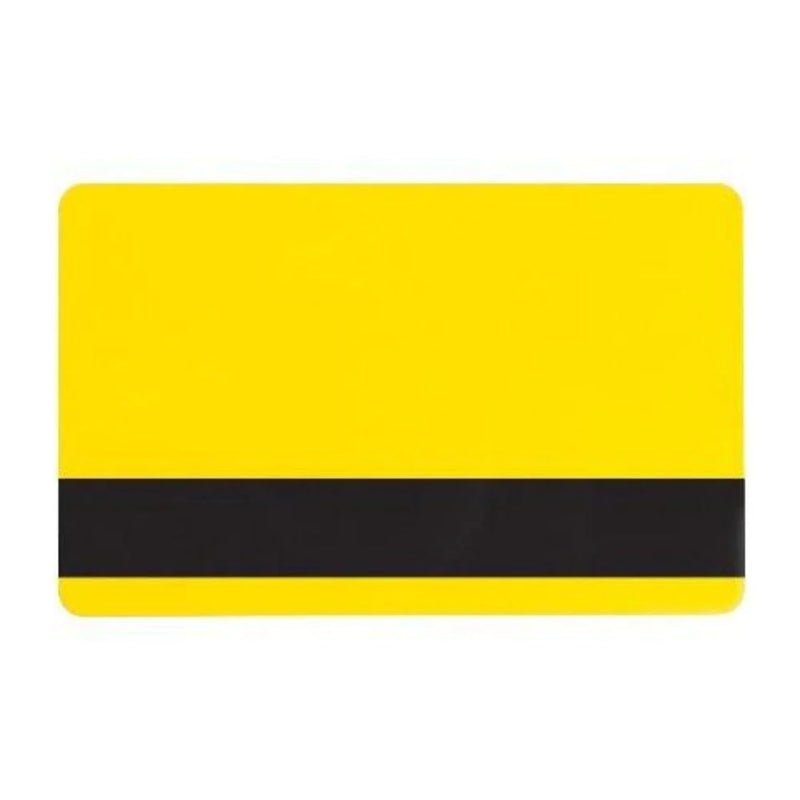 Cards .76mm PVC HiCo Yellow CR80 - (500 Pack)