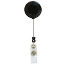ID Reel Black & Card Strap - (100 Pack)