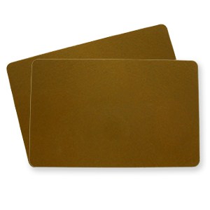 Cards .76mm PVC Bronze CR80 - (500 Pack)