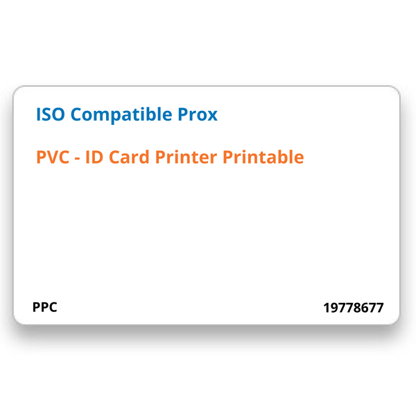 Cards .76mm Ultrasecure ISOPROX PVC CR80 - (100 Pack)