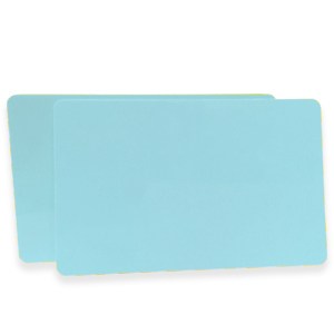 Cards .76mm PVC Light Blue CR80 - (500 Pack)