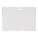 Card Holder Landscape Soft Clear Durable - (100 Pack)
