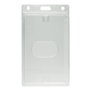 Card Holder Portrait Rigid Frost  - (100 Pack)