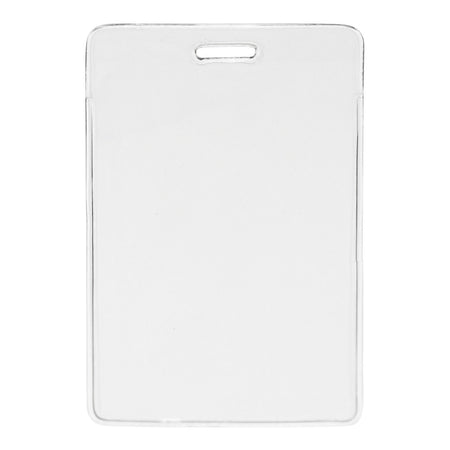 Card Holder Portrait Soft Clear Durable - (100 Pack)