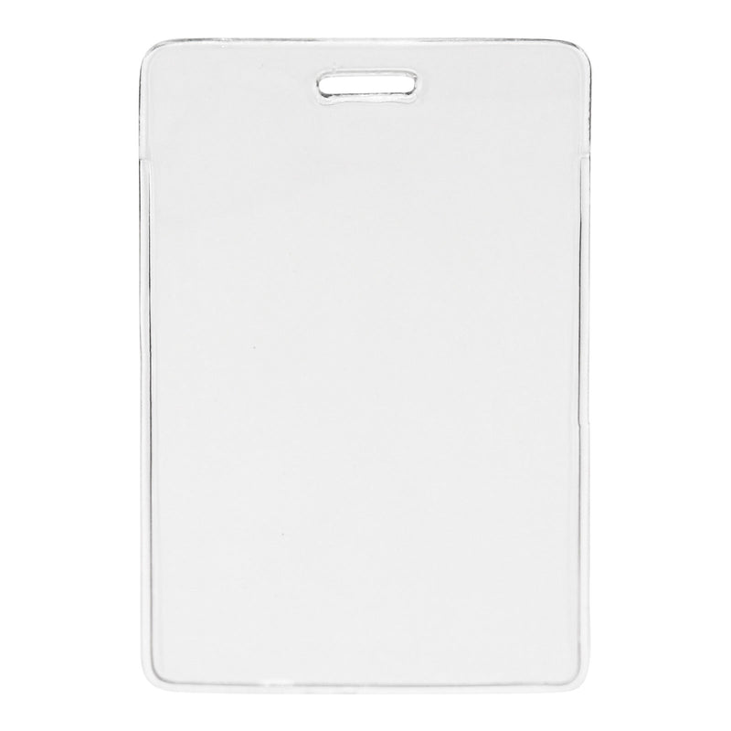 Card Holder Portrait Soft Clear Durable - (100 Pack)