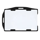 Card Holder Switchable Rigid Black Single Side - (100 Pack)