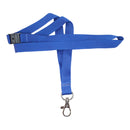 Lanyard Prem Blue BAway & Dog Hook 15mm - (100 Pack)