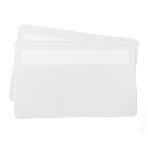 Cards .76mm PVC White Sig Panel CR80 - (500 Pack)